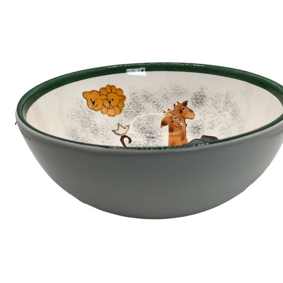 Noah's Ark Creatively Yours Karen DeAlwis Handpainted Bowl Cereal Bowl - Picture 2 of 10